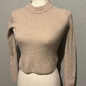 Madewell Cropped turtleneck sweater S